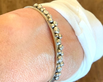 Silver Cuff Bracelet - Unisex