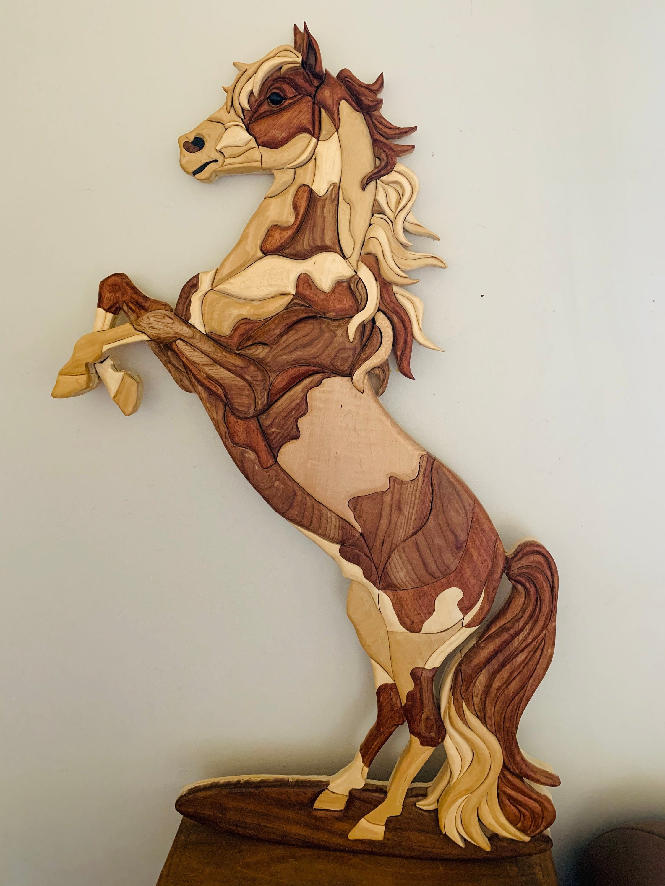 Intarsia Wood Art for sale Only 3 left at 70