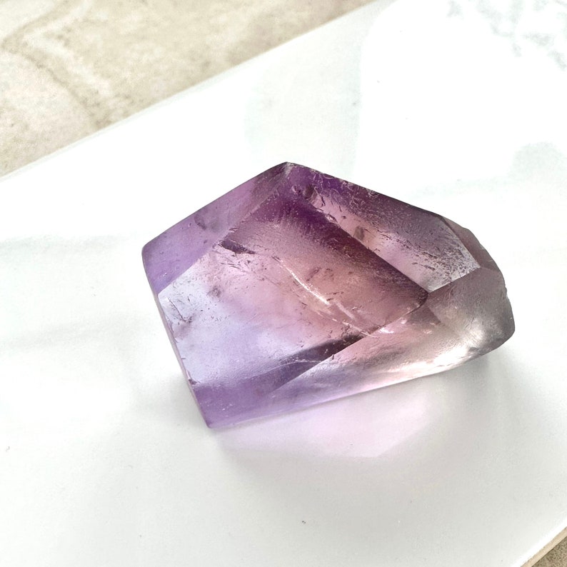 Amethyst Natural facets, collectors, January February birthstone image 1