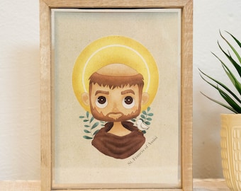 Saint Francis of Assisi Nursery Print (Digital Download)