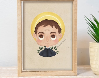 Impression chambre de bébé Saint John Bosco (téléchargement numérique)