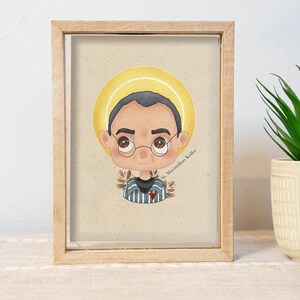 Sint Maximiliaan Kolbe kwekerij print (digitale download)
