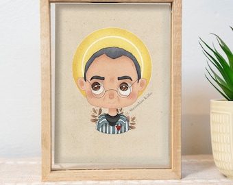 Saint Maximilian Kolbe Nursery Print (Digital Download)