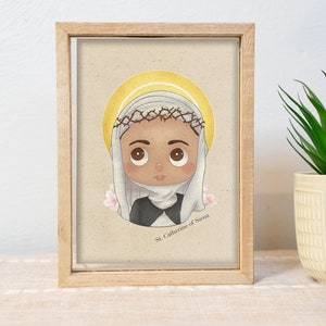 Saint Catherine of Siena Nursery Print (Digital Download)
