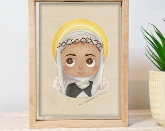 Saint Catherine of Siena Nursery Print (Digital Download)