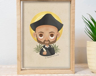 Saint Ignatius of Loyola Nursery Print (Digital Download)