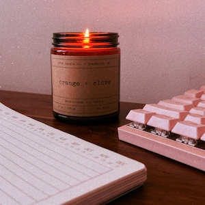 Orange + Clove Soy Candle afbeelding 7