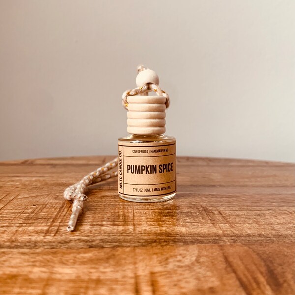 Fall Scents Car Freshener Etsy