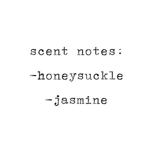 Honeysuckle Soy Candle: Honeysuckle, Jasmine Scent 画像 2