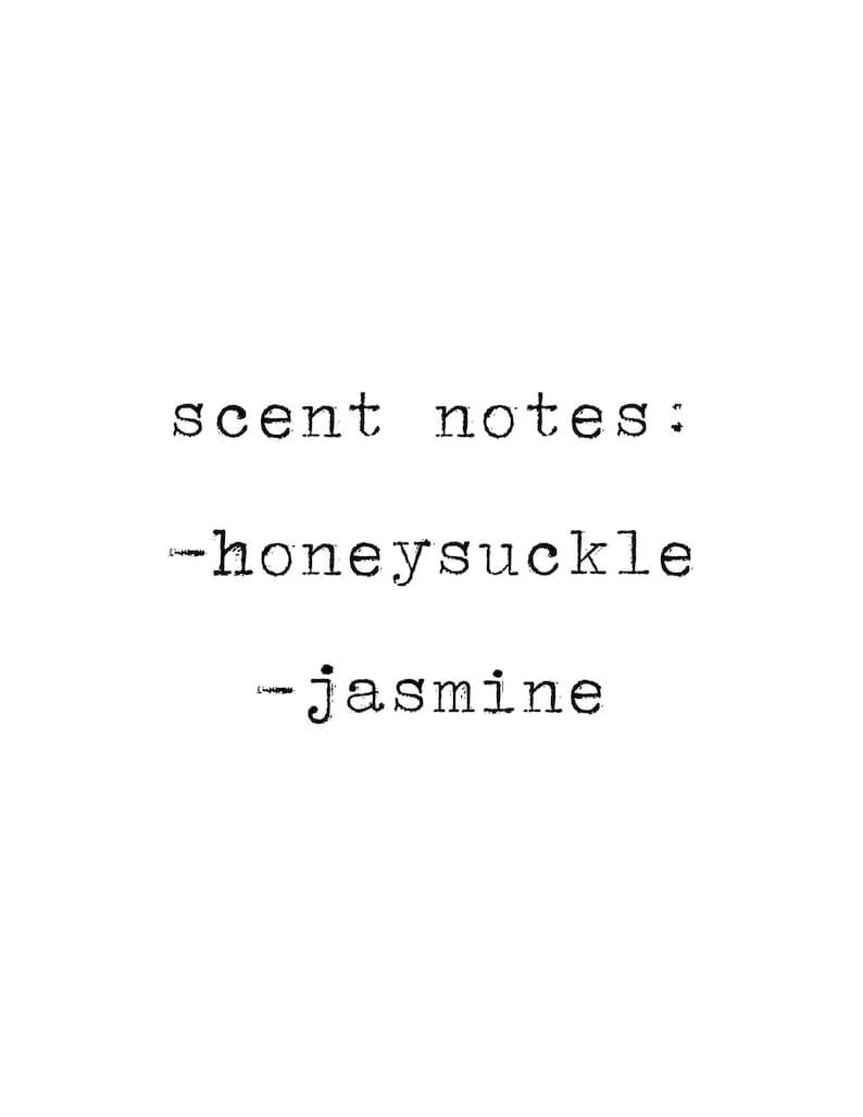 Honeysuckle Soy Candle: Honeysuckle, Jasmine Scent 画像 2
