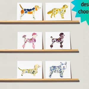 puppy cards, dog stationary, personalized dog note cards, dog owner gift, dog thank you card, dog birthday card