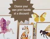 Gallery Wall Collection, Botanical Print Set, Dining Room Set, Floral Art Prints, Pressed Flower Art