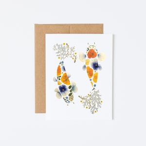 Koi Fish Card