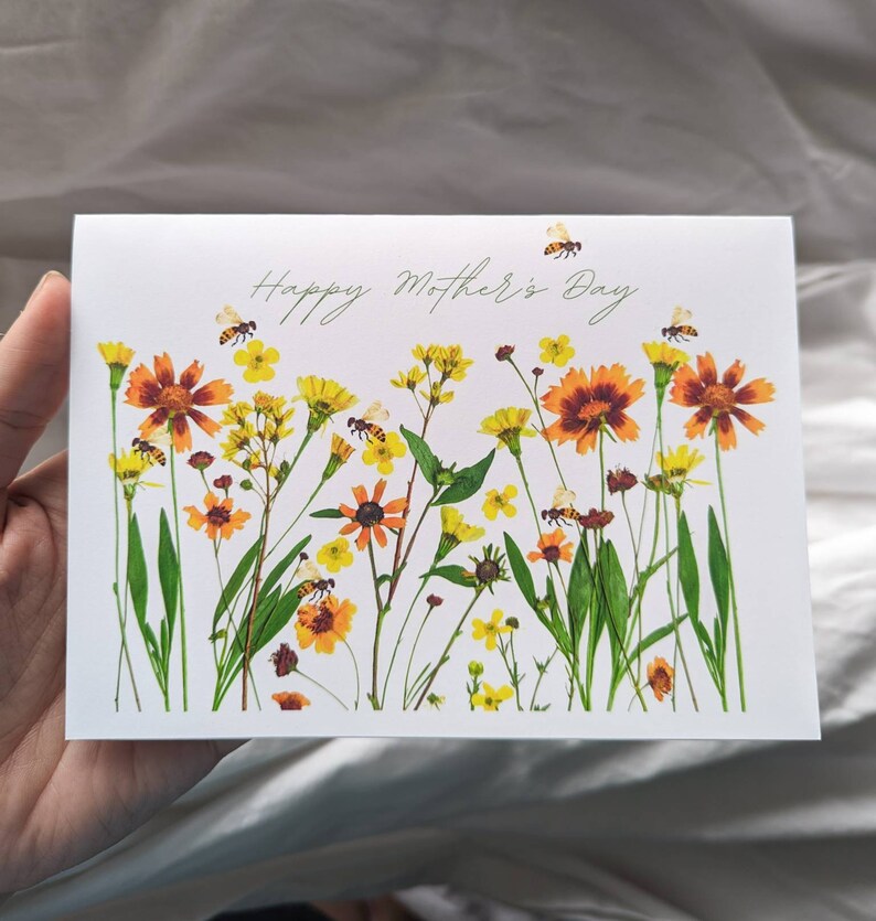Mothers Day Card Set of 5, Hummingbird Card, Bird Cards, Bee Cards ...