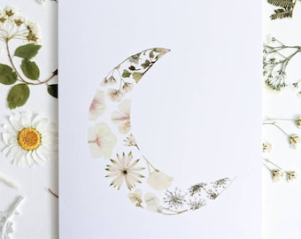 Crescent Moon Card, I Love You to the Moon and Back Card