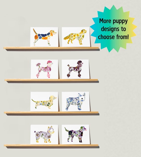 puppy cards, dog stationary, personalized dog note cards, dog owner gift, dog thank you card, dog birthday card