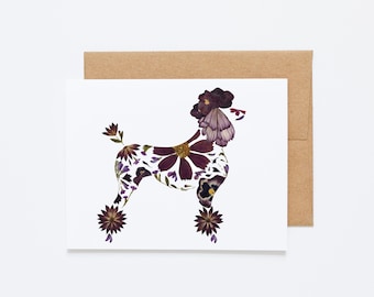 Carte caniche noir