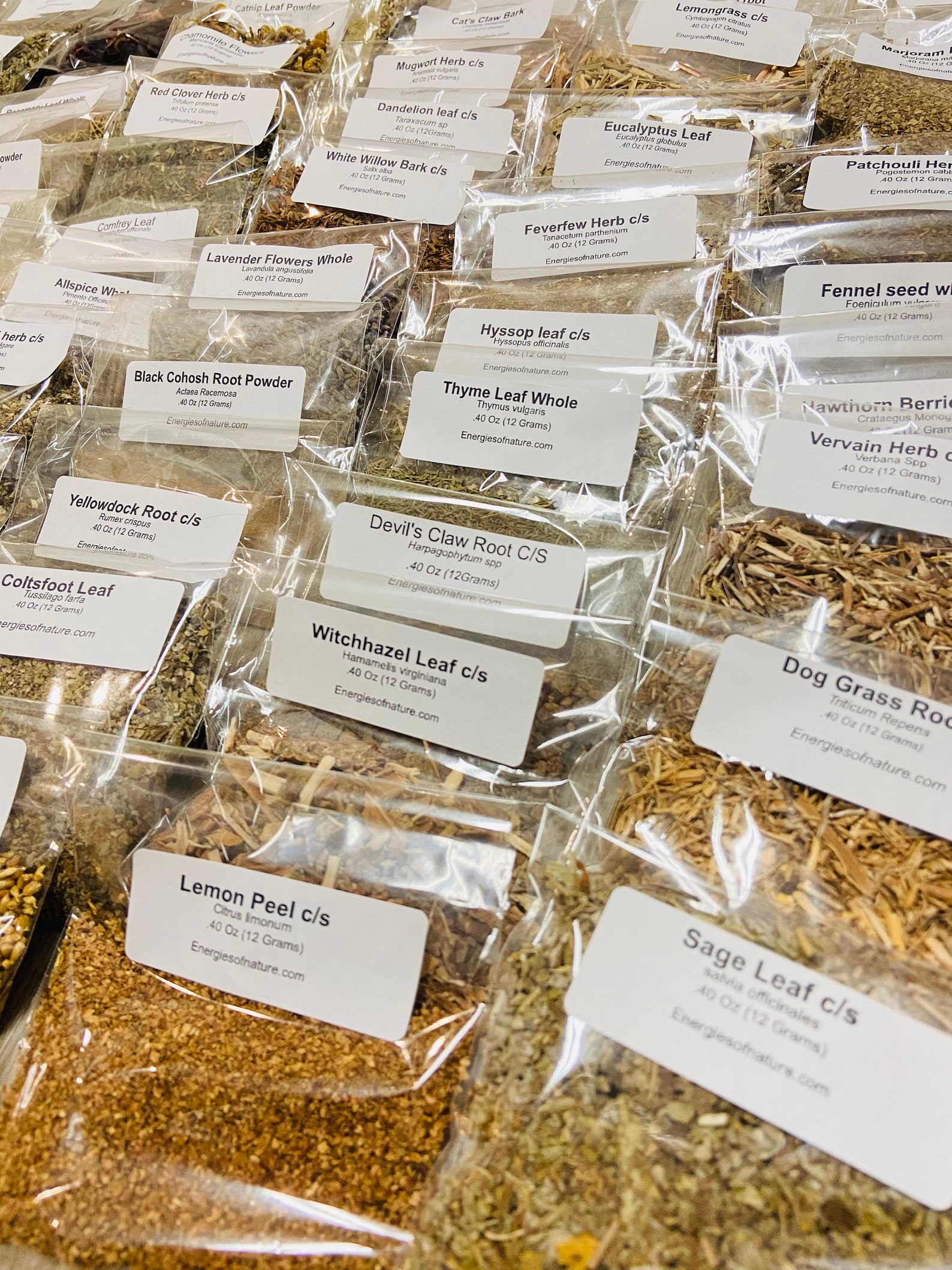 Herbs Apothecary Kit With 60 Wild Harvested Herbs and Powders Etsy