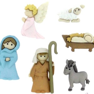 Nativity Button / Embellishments