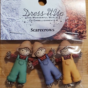 Scarecrow Button / Embellishments