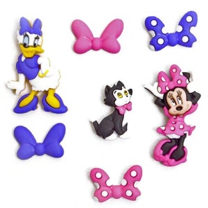 Disney Minnie Bowtique Button / Embellishments