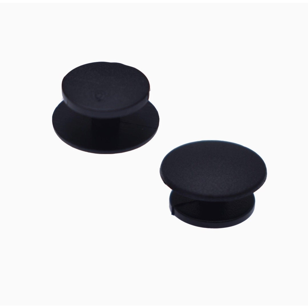 Jibbitz Black Buckle Plastic Button Accessories Charm Backs for Flat