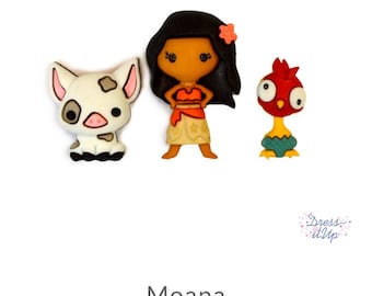 Moana Button / Embellishments
