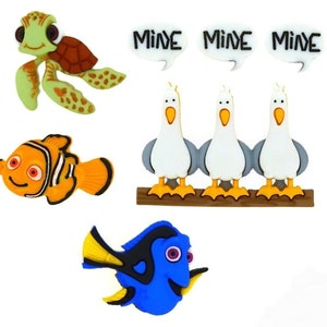 Finding Nemo Button / Embellishments