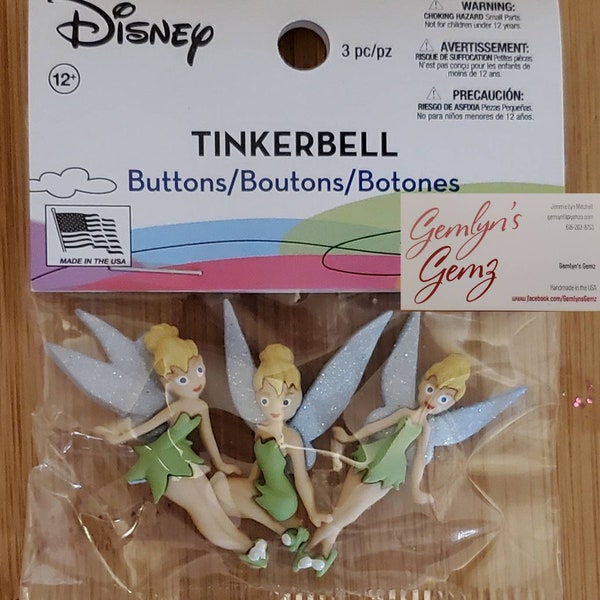 Tinkerbell Button / Embellishments