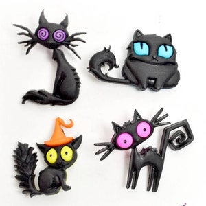 Bouton Creeped Out Cats / Embellissement