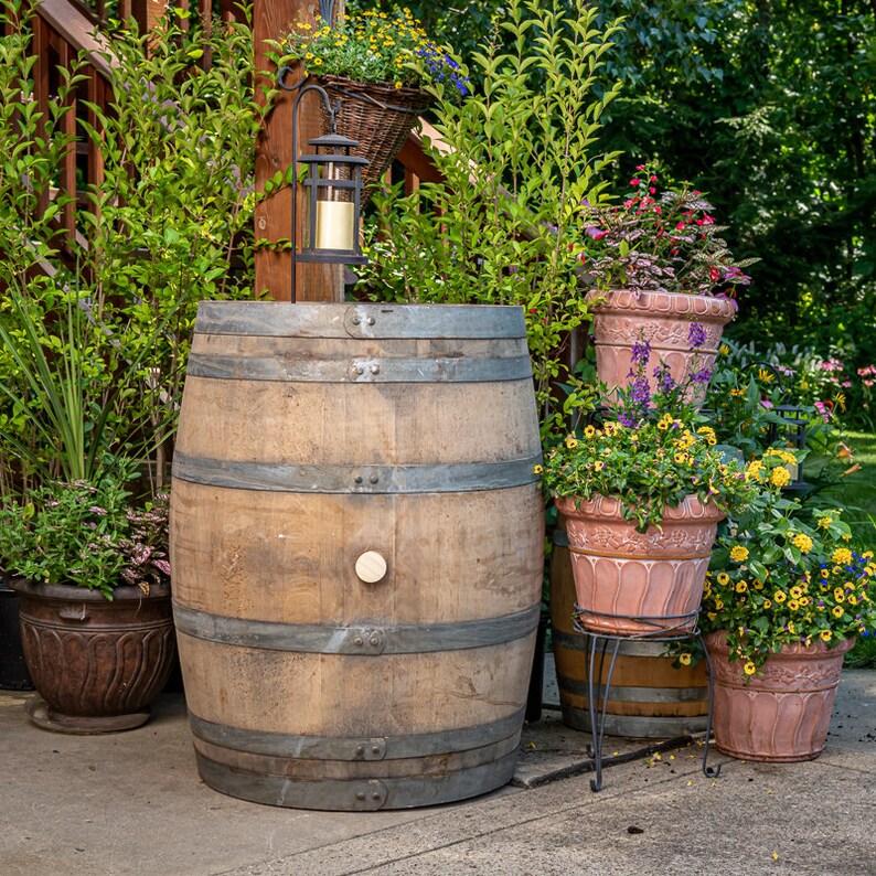 Used Wine Barrels, Napa Valley Wine Barrel Decor, Decorative, High-Quality Aged Wooden Barrels for DIY Barrel Furniture, Shipping Included! 