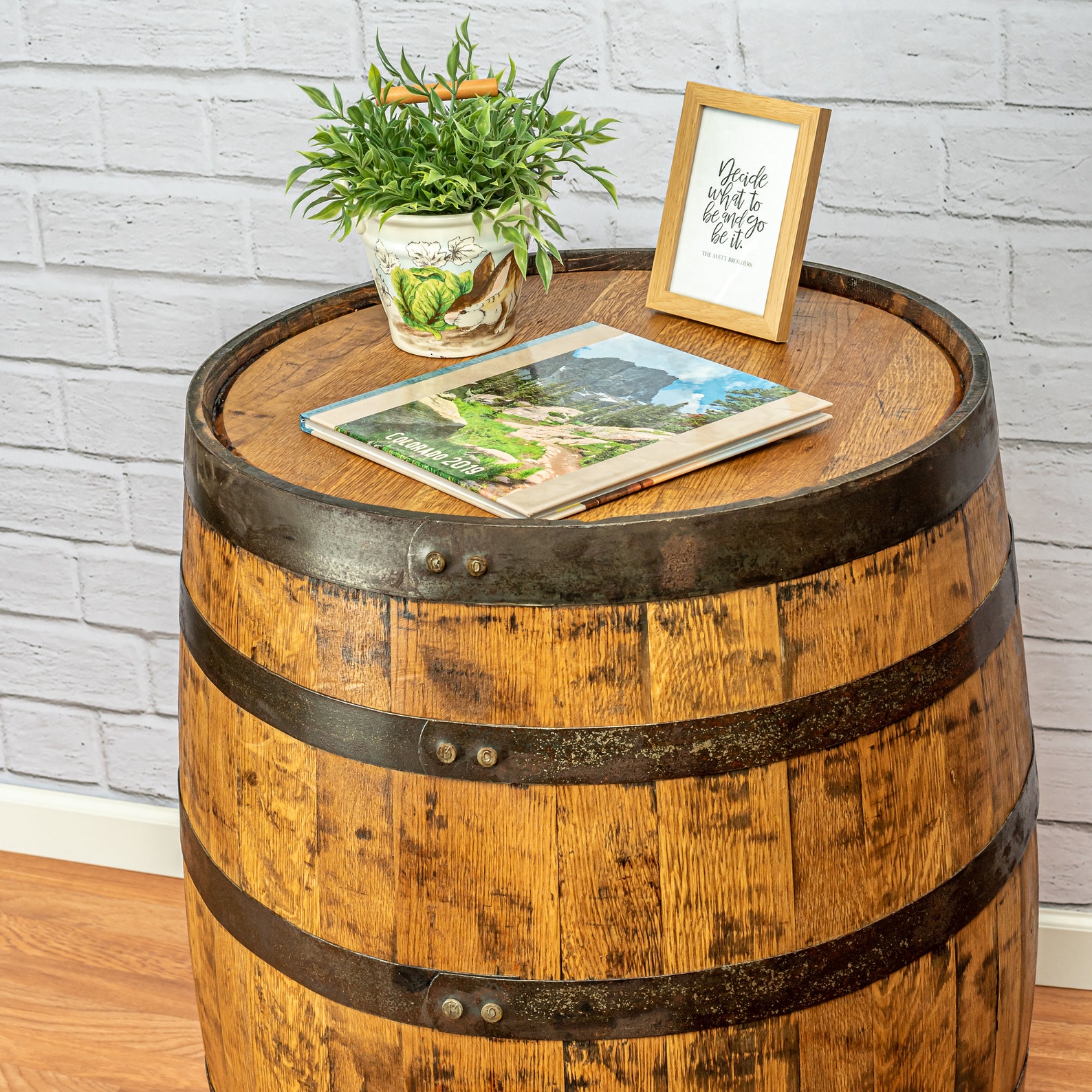 Refurbished Whiskey & Wine Barrels Rustic Recycled Etsy