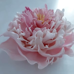 Peony Hair Clip, Blush Wedding, Pink Flower Hair Clip, Bridal Hairpiece, Floral Hair Comb, Wedding Hair Piece, Real Touch Peony Flowers Hair