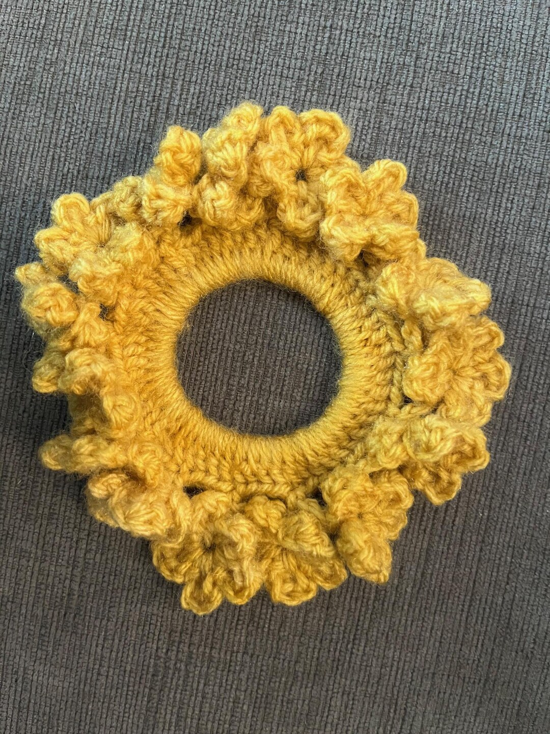 Flower Crochet Hair Ties - Etsy