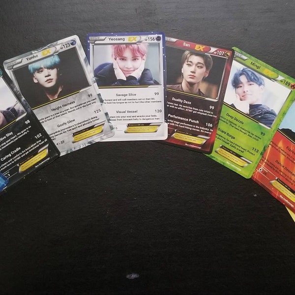 ATEEZ Pokémon Cards