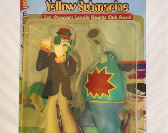 The Beatles Yellow Submarine McFarlane Toys Paul & Sucking Monster NIB