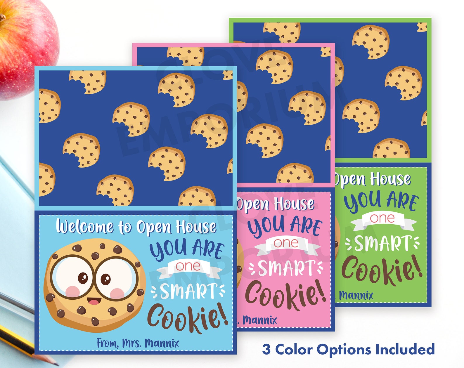 You Are One Smart Cookie DIGITAL EDITABLE DOWNLOAD School - Etsy