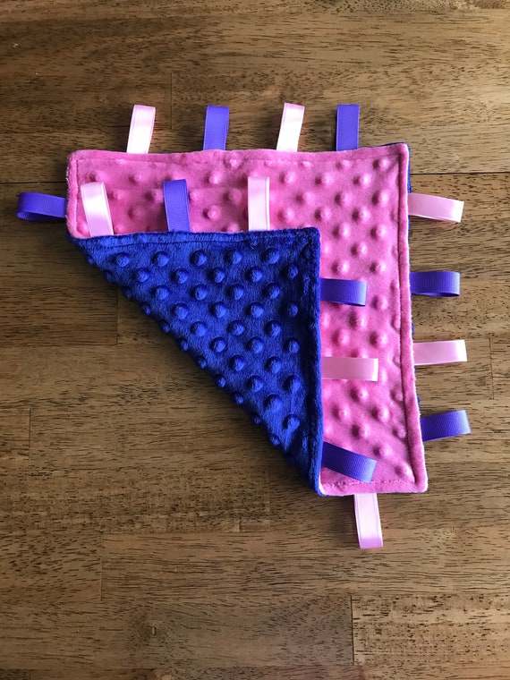 taggie baby taggie blanket lovey blanket minky taggie Etsy