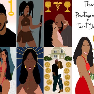 PRÉ-ENCOMENDA*** (6-8 SEMANAS) The Photograph Tarot Deck (SEM CAIXA) por Queen Sugar Tarot