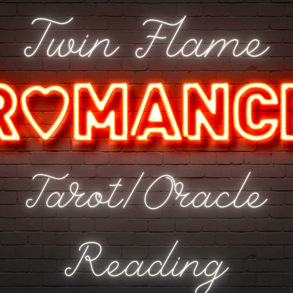 Âme sœur générale/Homologue divin/Twin Flame Tarot/Oracle Reading (Anglais ou Espagnol) - Lectura de Tarot (Amor, Alma Gemela)