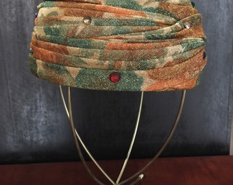 Vintage pillbox hat (1950's?)