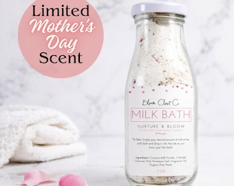 Milk Bath Soak - Milk Bath - Mother’s Day Gift for Mom - Luxury Bath Soak - Relaxing Spa Bath - Self Care Gift