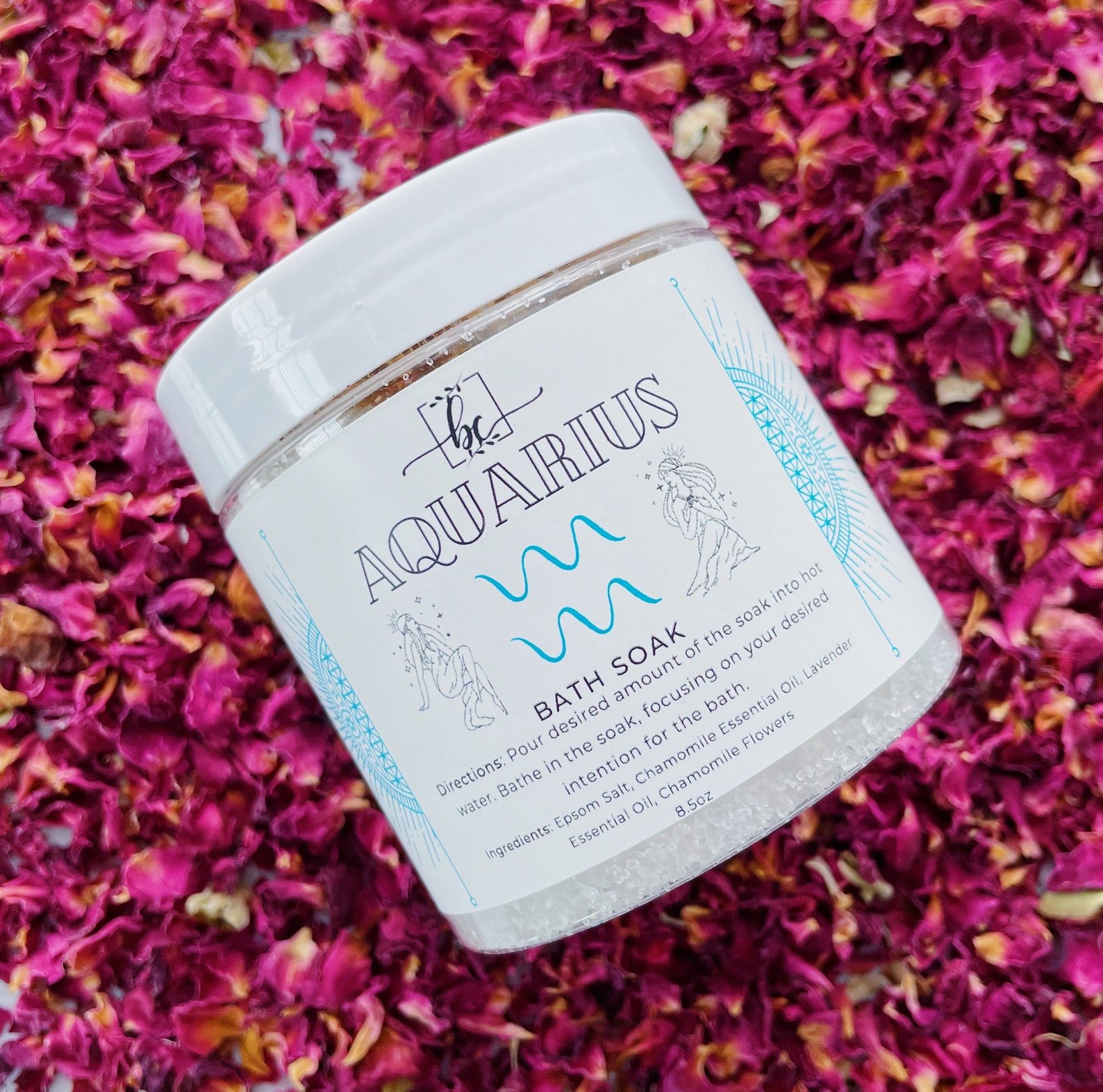 Aquarius Bath Salt Aquarius Gift Ideas Aquarius Gifts Etsy