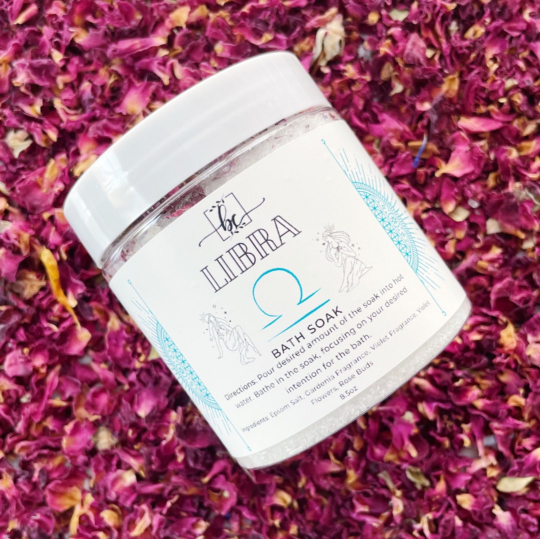 Libra Bath Salt Libra Gift Ideas Libra Gifts Zodiac Gift Ideas Zodiac Gifts Zodiac Sign