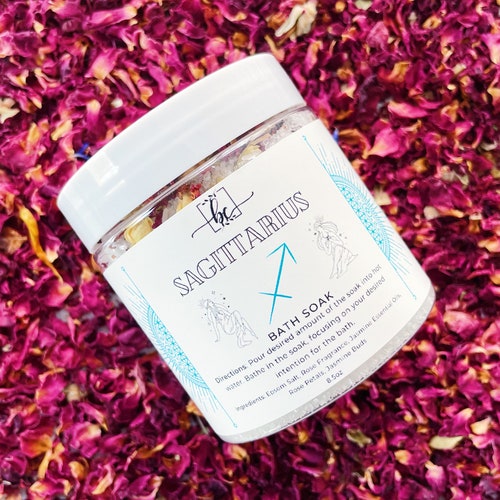 Sagittarius Bath Salt Sagittarius Gift Ideas Sagittarius Etsy