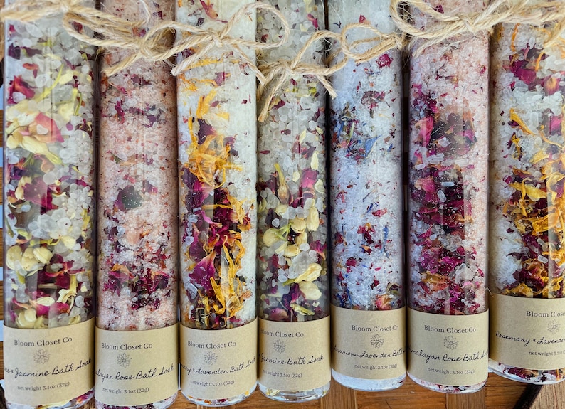 Large Test Tube Bath Salts Bulk Test Tube Bath Salt Rose Etsy