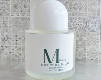 Morocco Eau de Parfum - Morocco-Inspired Perfume - EDP - Floral Perfume - Handmade Perfume- Summer Perfume - Summer Scents