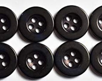 - 8 Shirt Sleeve Buttons 11.5mm 1//2in Dress Shirt Buttons 24pc Set 7//16in Olive Green 16 Shirt Front Buttons 13mm