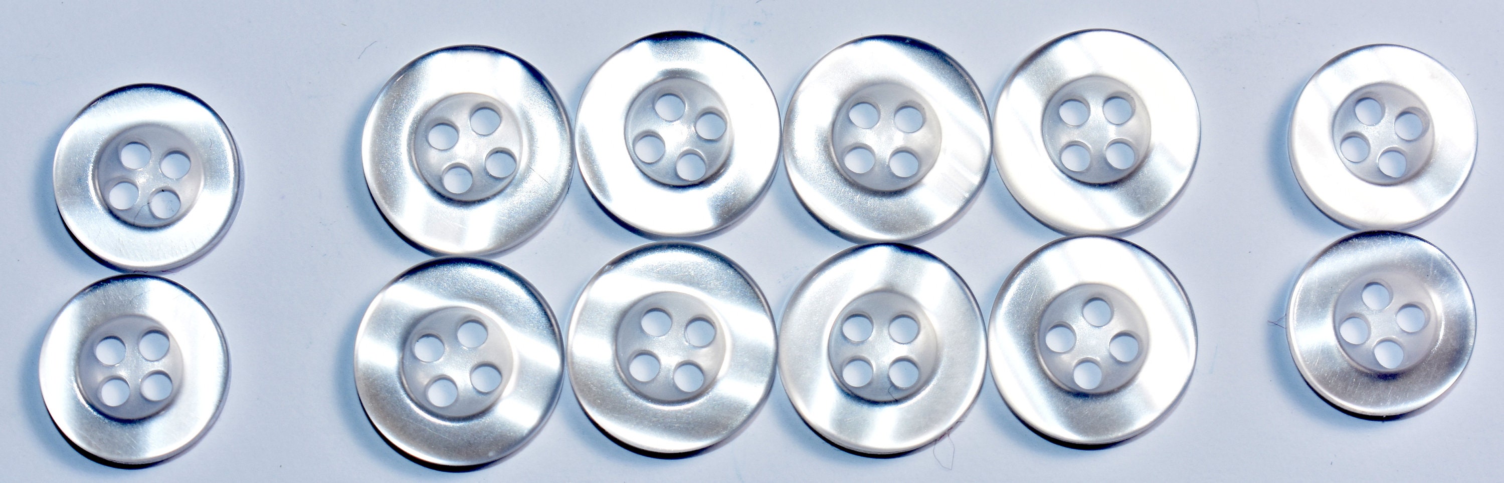 Dress Shirt Buttons 24pc Set 16 Shirt Front Buttons 13mm Etsy