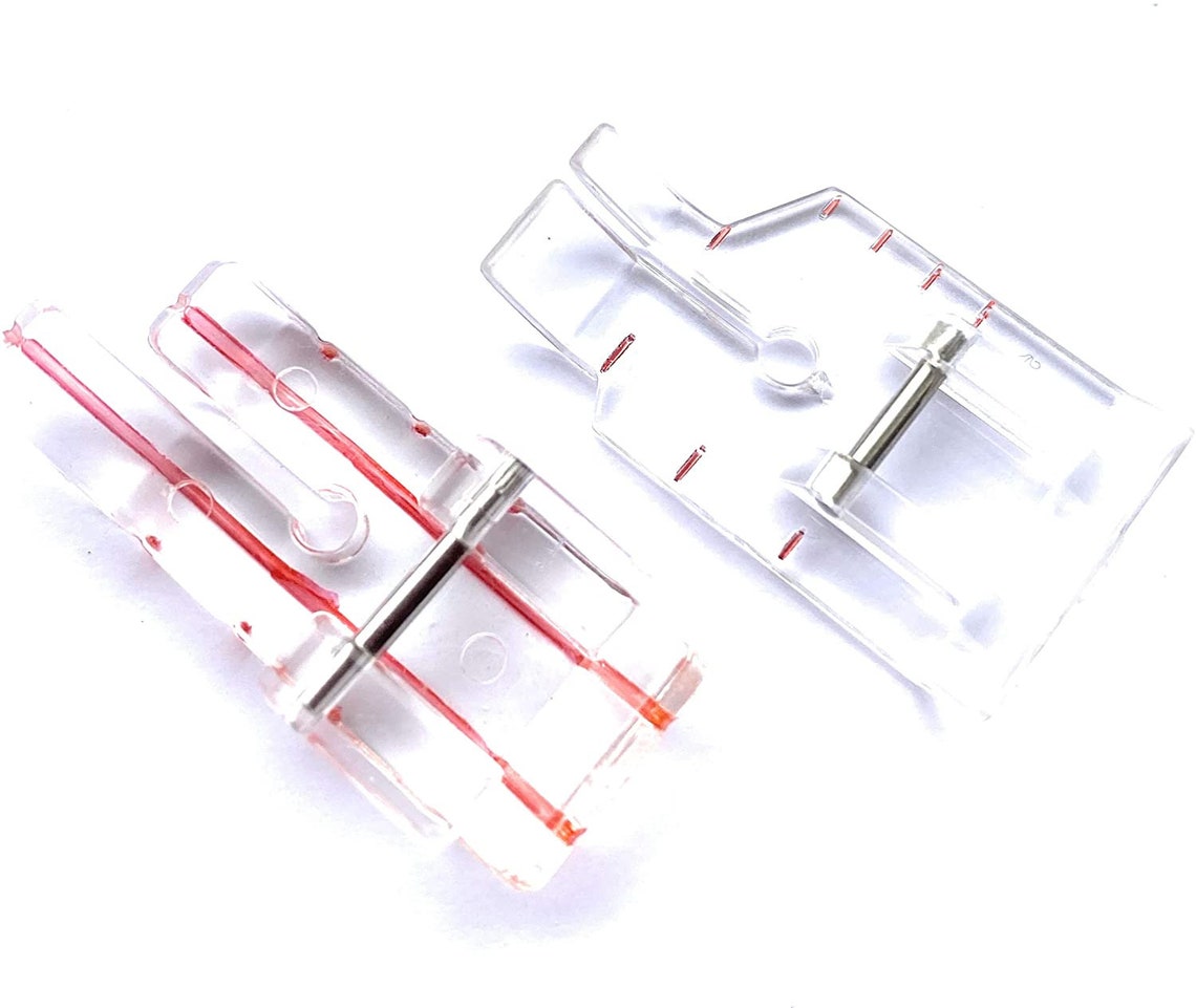 Clear Sewing Machine Presser Foot 2 Piece Set 1/4 Etsy